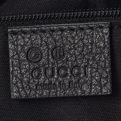 Gucci Pebbled Calfskin Large Greenwich Tote Black 8 of 9