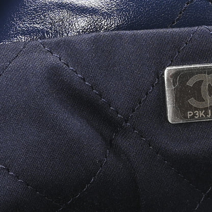 Chanel Shiny Calfskin Quilted Chanel 22 Navy Blue 8 of 11