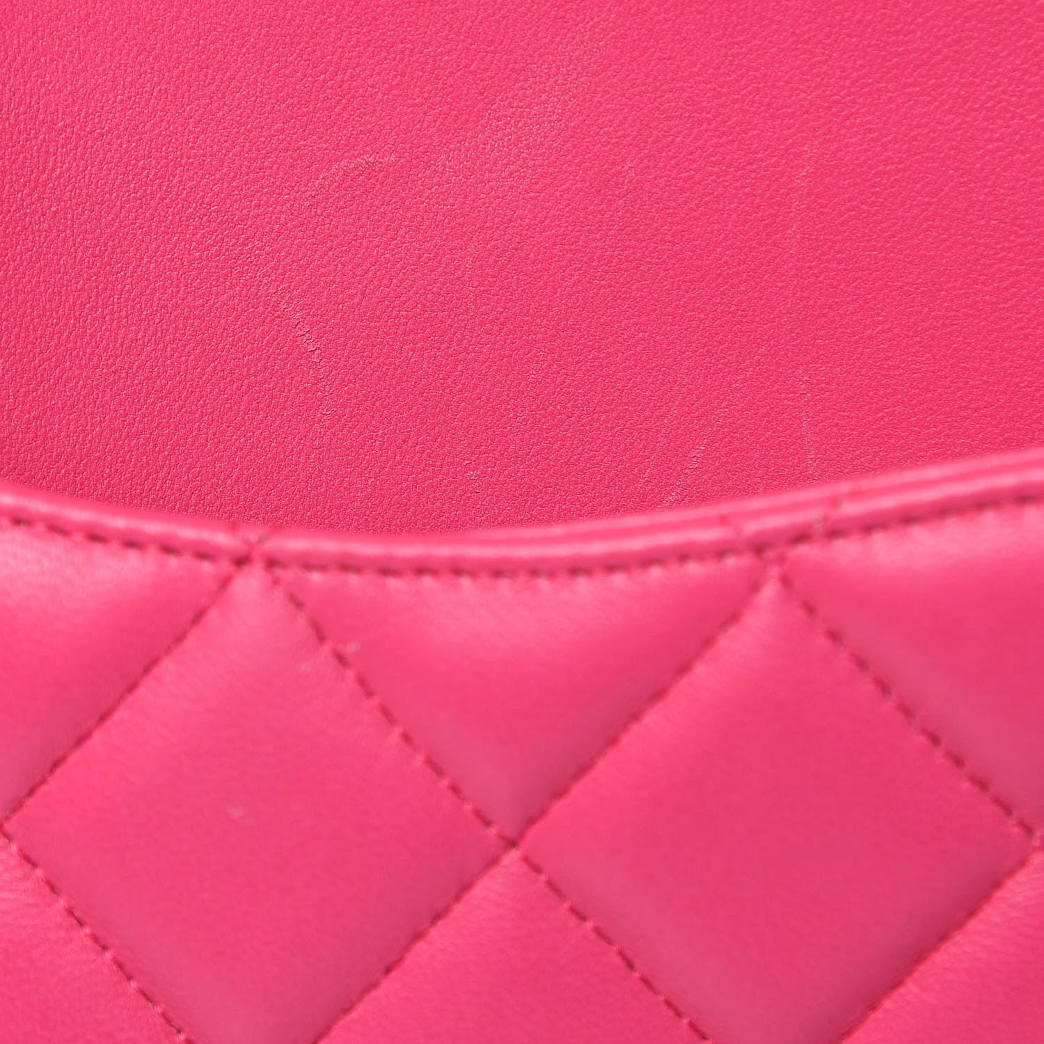 Chanel Lambskin Quilted Jumbo Double Flap Fuchsia 22 of 23