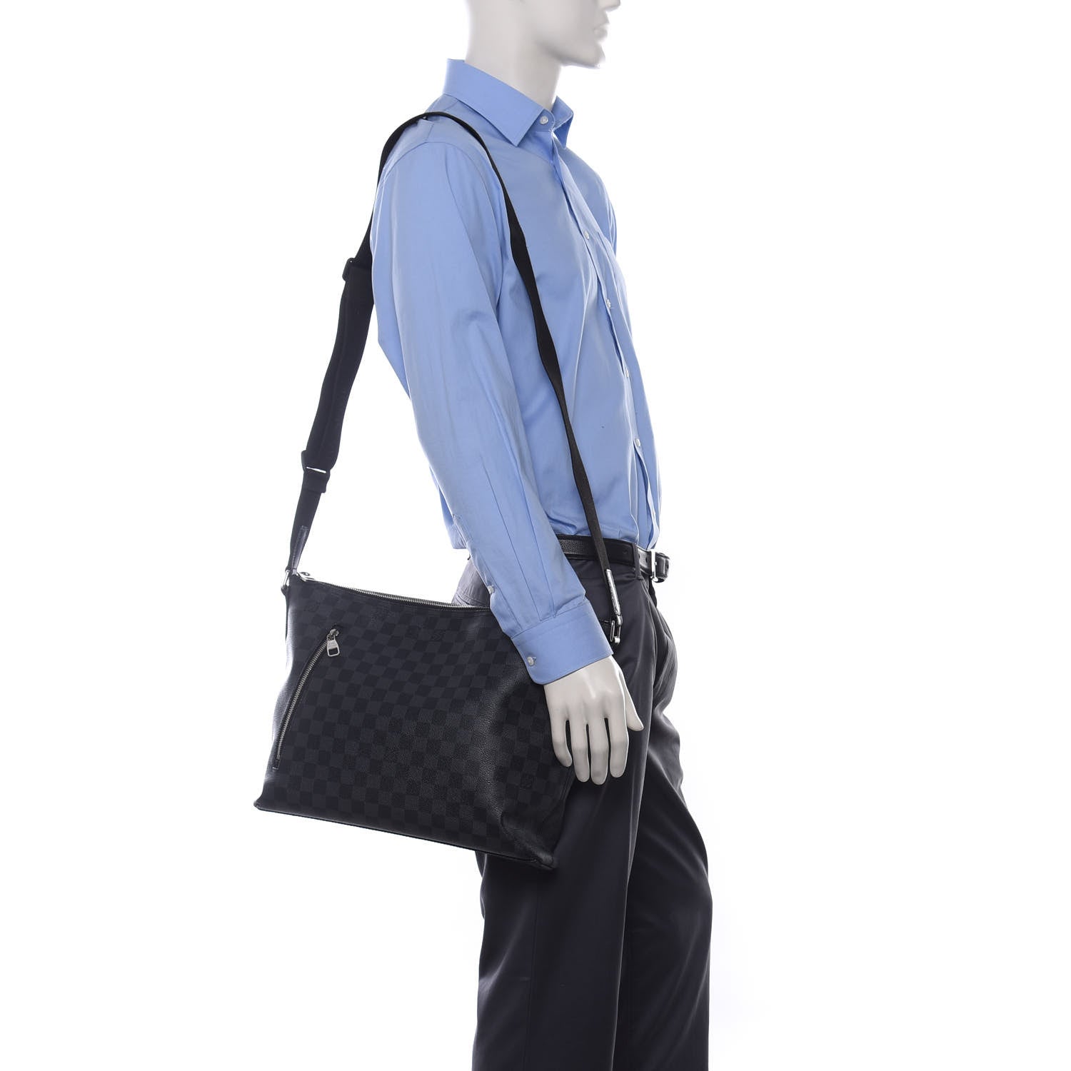 Louis Vuitton Damier Graphite Mick MM 2 of 8
