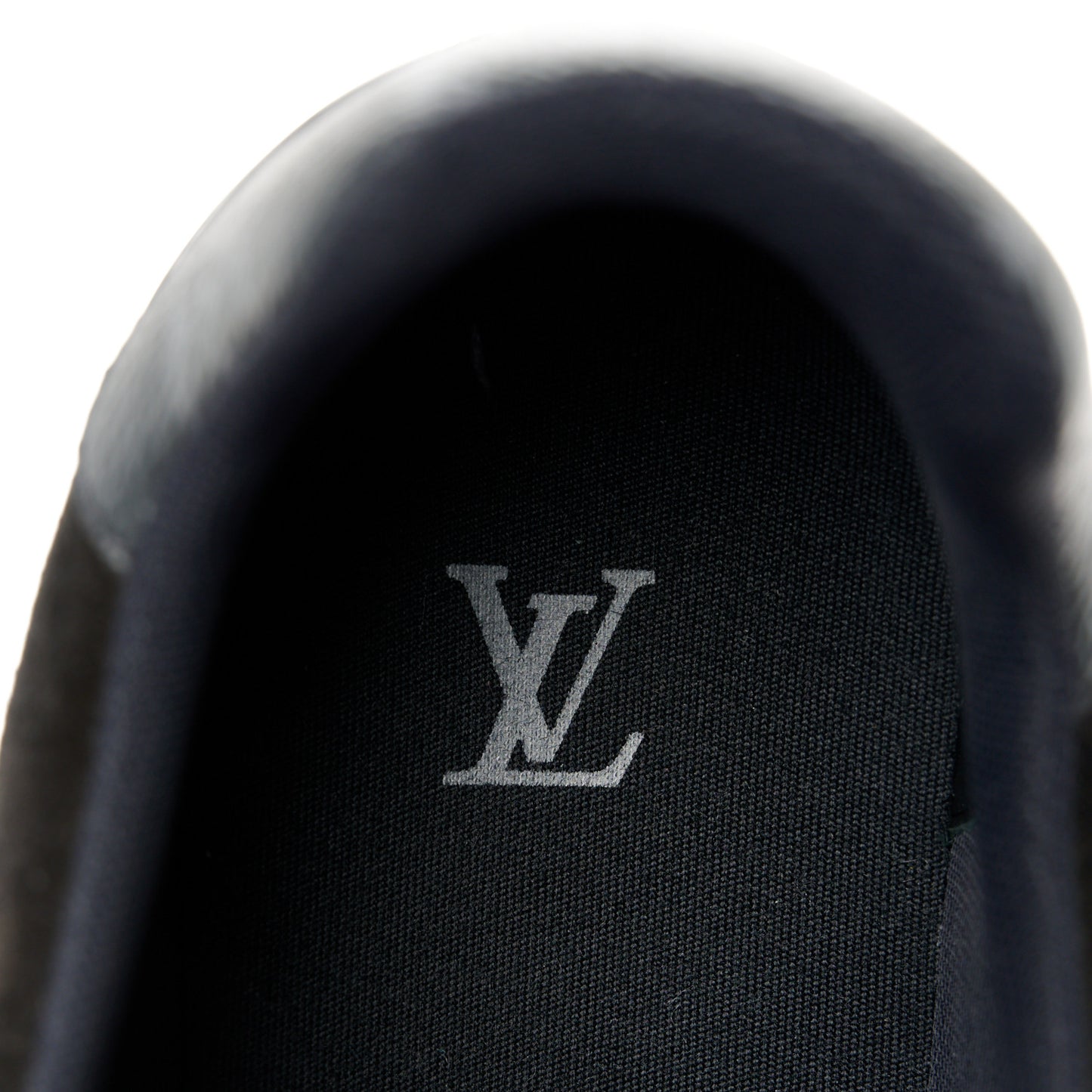 Monogram Eclipse Mens LV Trainer Sneakers 8 Black