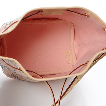 Louis Vuitton Damier Azur Tahitienne Nano Noe Rose Ballerine 5 of 7