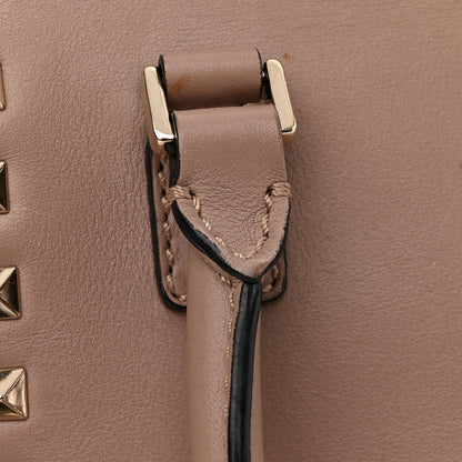 Valentino Garavani Vitello Mini Rockstud Tote Poudre 19 of 21