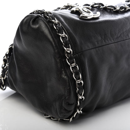 Chanel Lambskin Large Sharpei Shoulder Bag Black 6 of 9