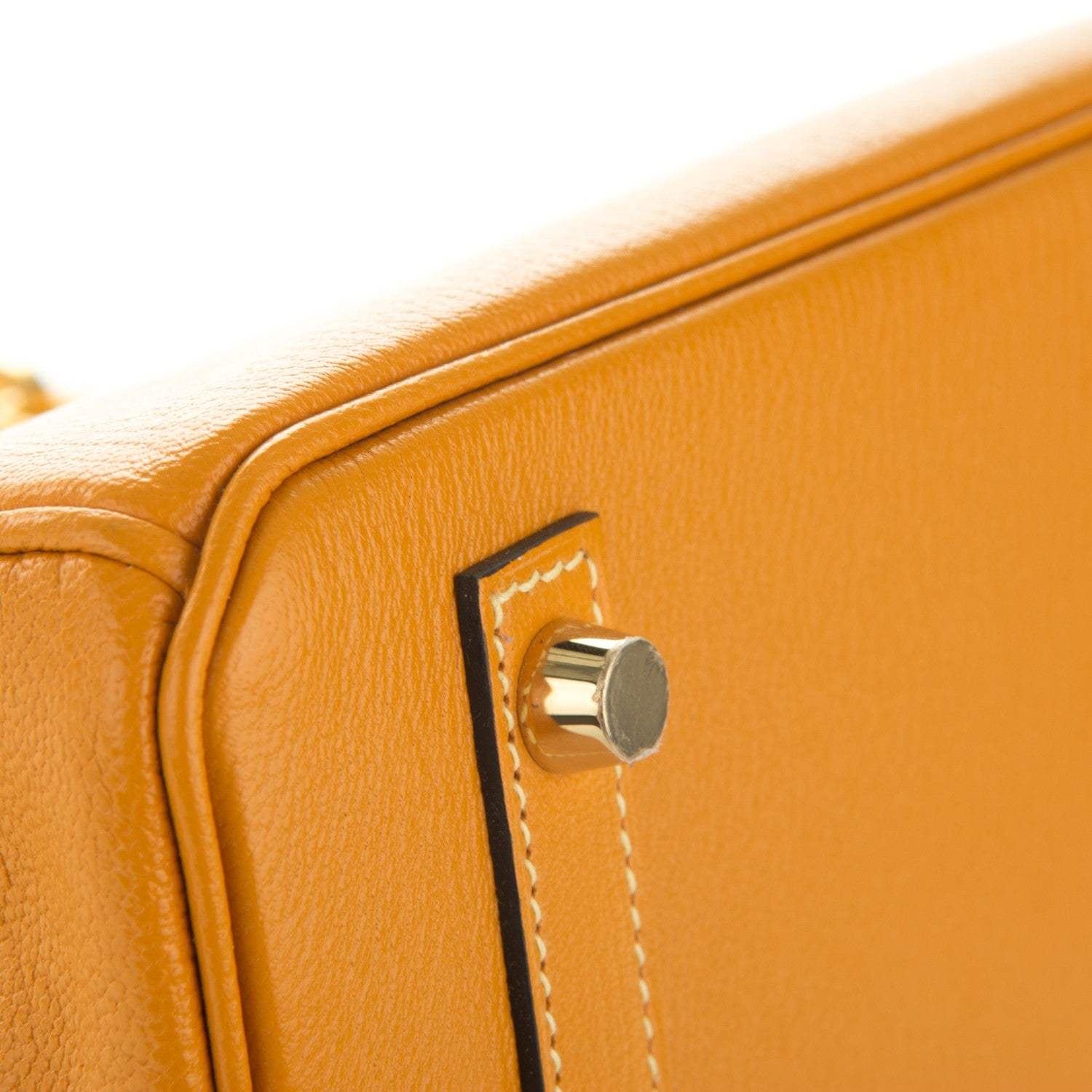 Hermes Chevre Mysore Horseshoe Birkin 30 Curry Raisin 17 of 23