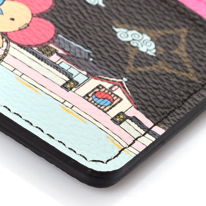 Louis Vuitton Monogram 2022 Christmas Animation Seoul Cardholder Fuchsia 8 of 9