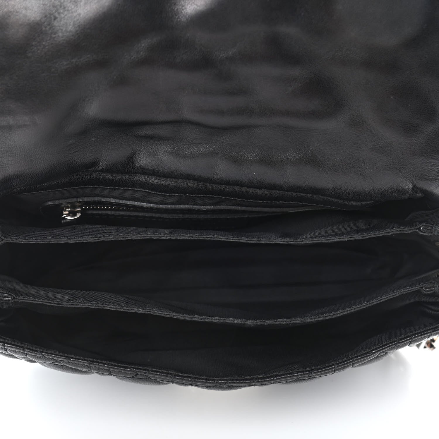 Christian Dior Lambskin Cannage New Lock Flap Black 4 of 5