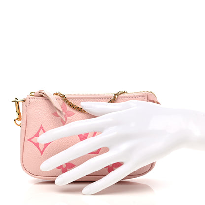 Louis Vuitton Empreinte Monogram Giant By The Pool Mini Pochette Accessories Bouton De Rose 2 of 7