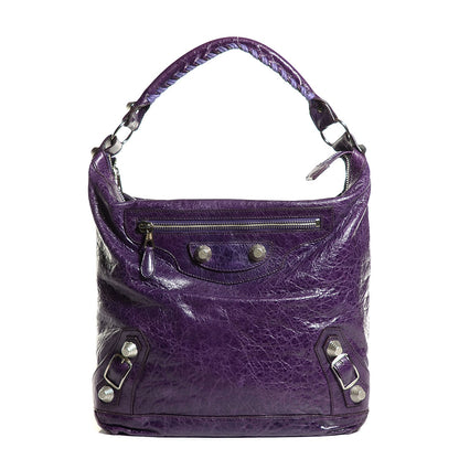 Balenciaga Chevre Giant 21 Silver Hardware Day Hobo Violet 1 of 12