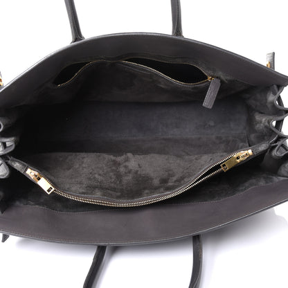 Saint Laurent Calfskin Large Sac De Jour Carryall Grey 4 of 4