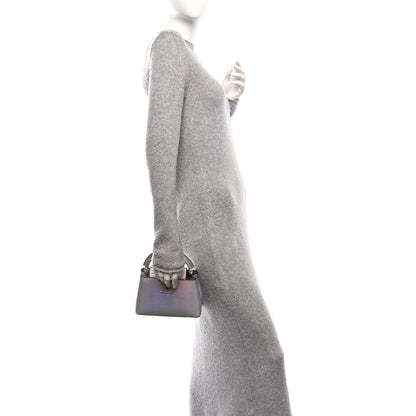 Louis Vuitton Iridescent Lizard Capucines Mini 2 of 10