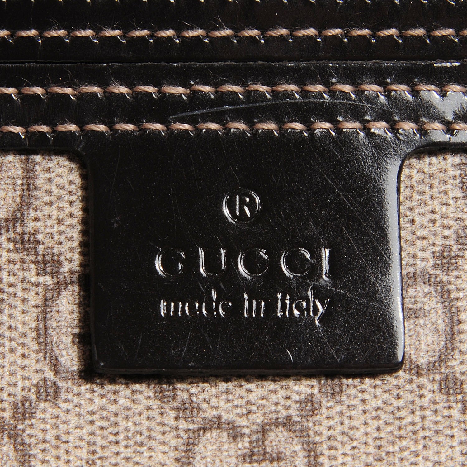 Gucci GG Plus Monogram Tattoo Heart Medium Joy Boston Dark Brown 6 of 7