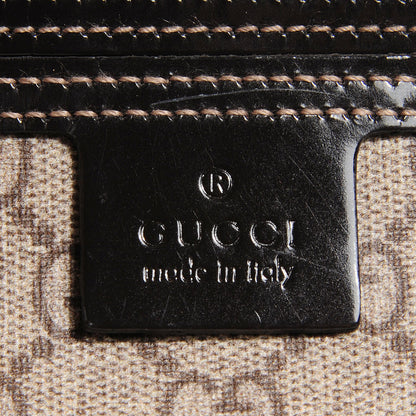 Gucci GG Plus Monogram Tattoo Heart Medium Joy Boston Dark Brown 6 of 7
