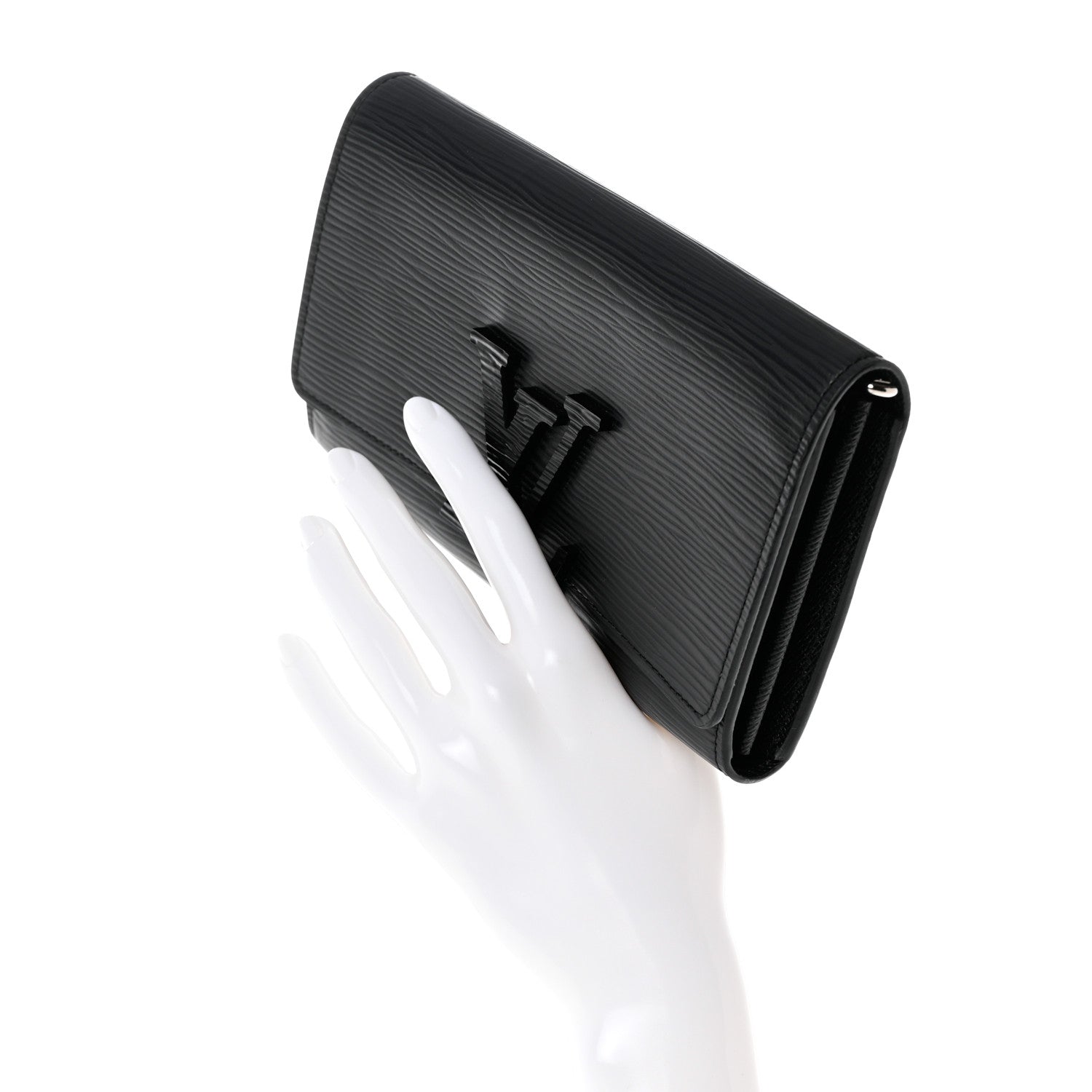 Louis Vuitton Epi Louise Wallet Black 4 of 10