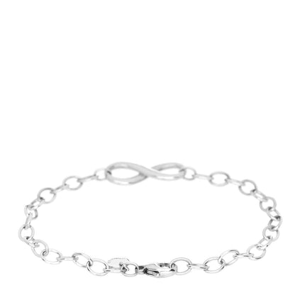 Tiffany Sterling Silver Infinity Chain Bracelet 2 of 3