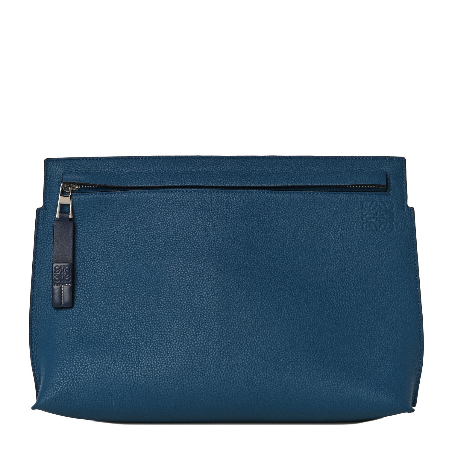 Loewe Calfskin T Pouch Blue 1 of 11