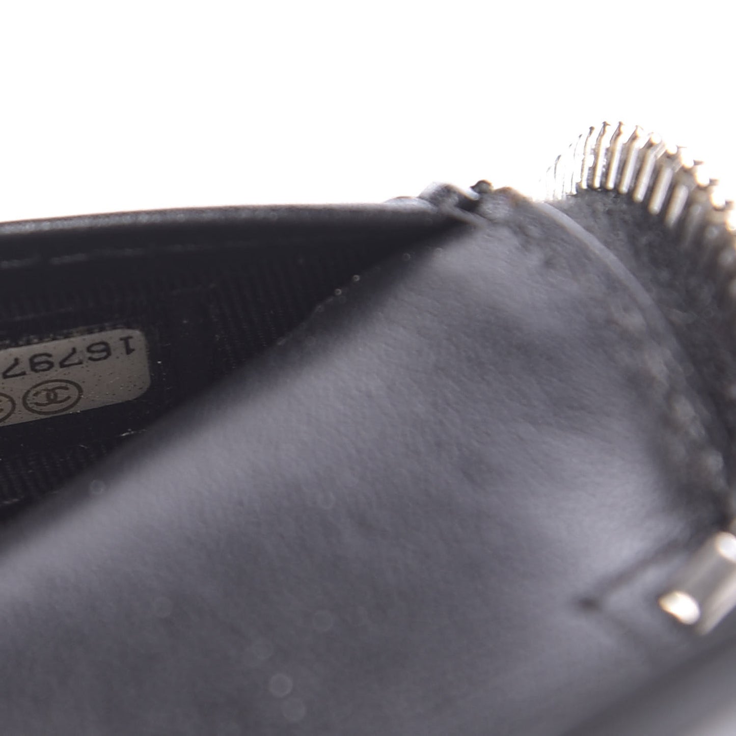 Patent Quilted Large Zip Around Organizer Wallet So Black