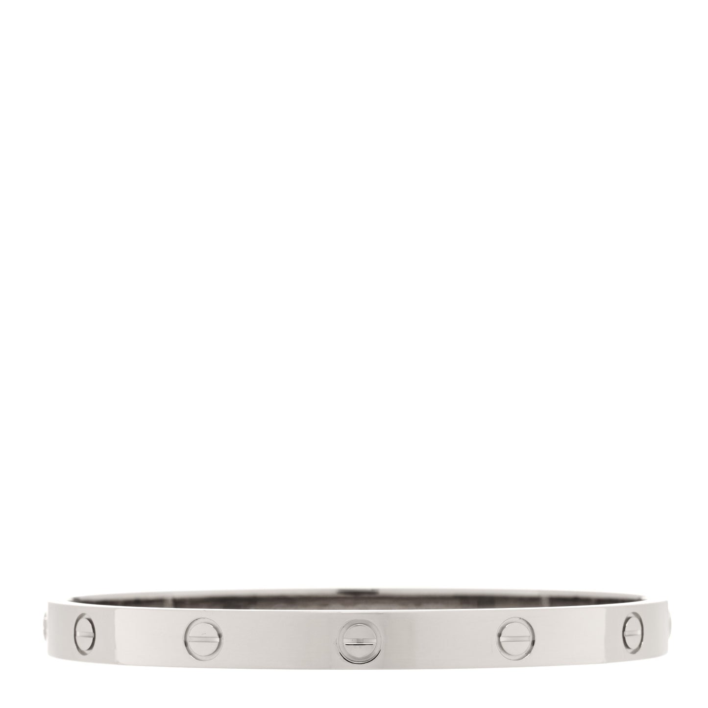 18K White Gold LOVE Bracelet 19