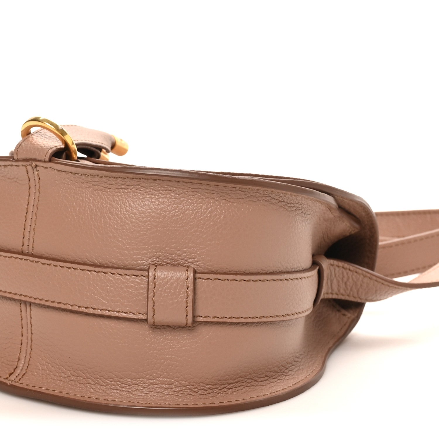 Chloe Grained Calfskin Small Marcie Saddle Bag Woodrose 8 of 8