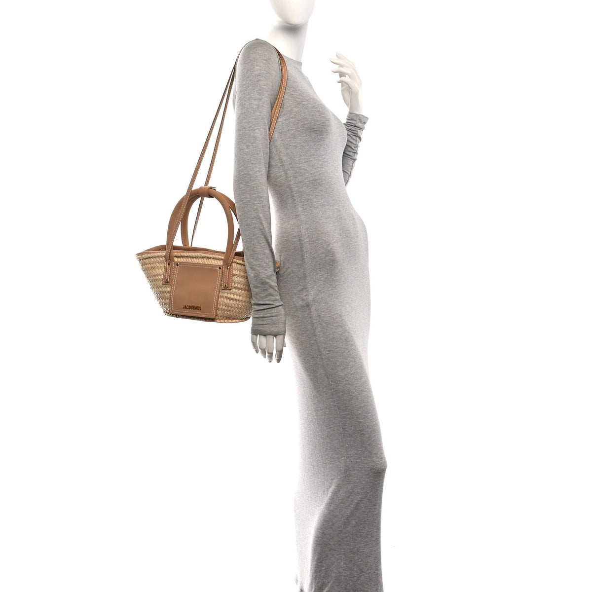 Jacquemus Raffia Le Petit Panier Soli Light Brown 2 of 11