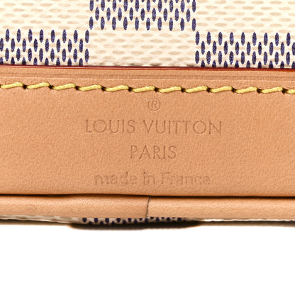 Louis Vuitton Damier Azur Vivienne Sac Nano Noe Dragon Fruit Pink 6 of 9