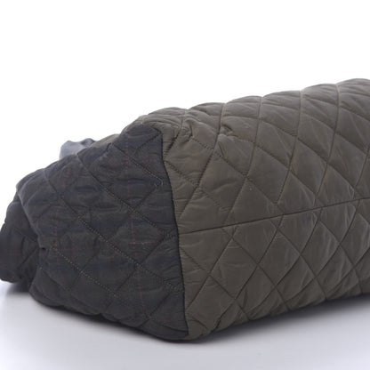 Chanel Nylon Quilted Coco Cocoon Bowler Khaki 9 of 15