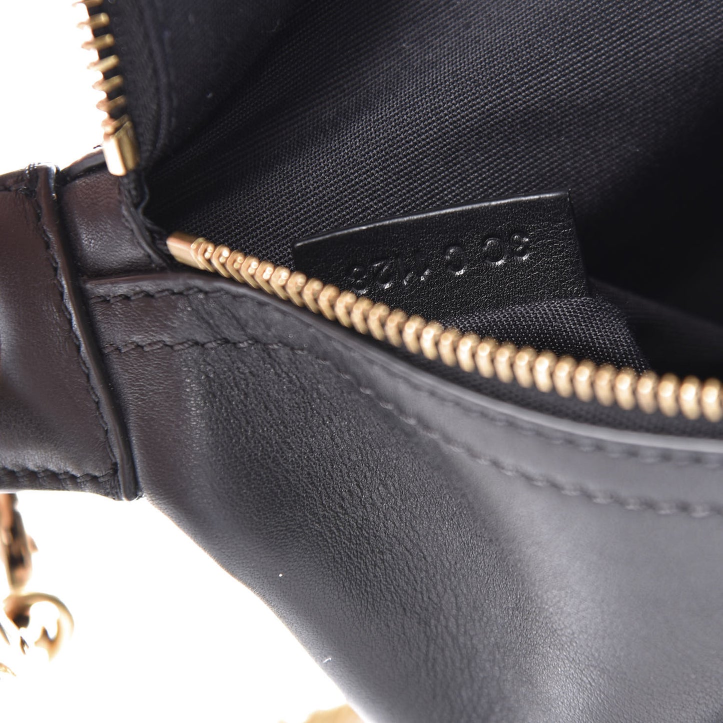 Calfskin Whip Belt Bag Black