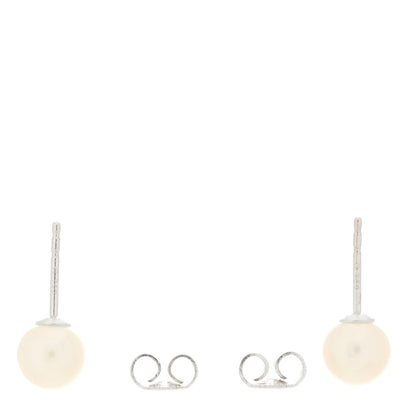 Mikimoto 18K White Gold Akoya Pearl 6.5-7mm Stud Earrings 3 of 5