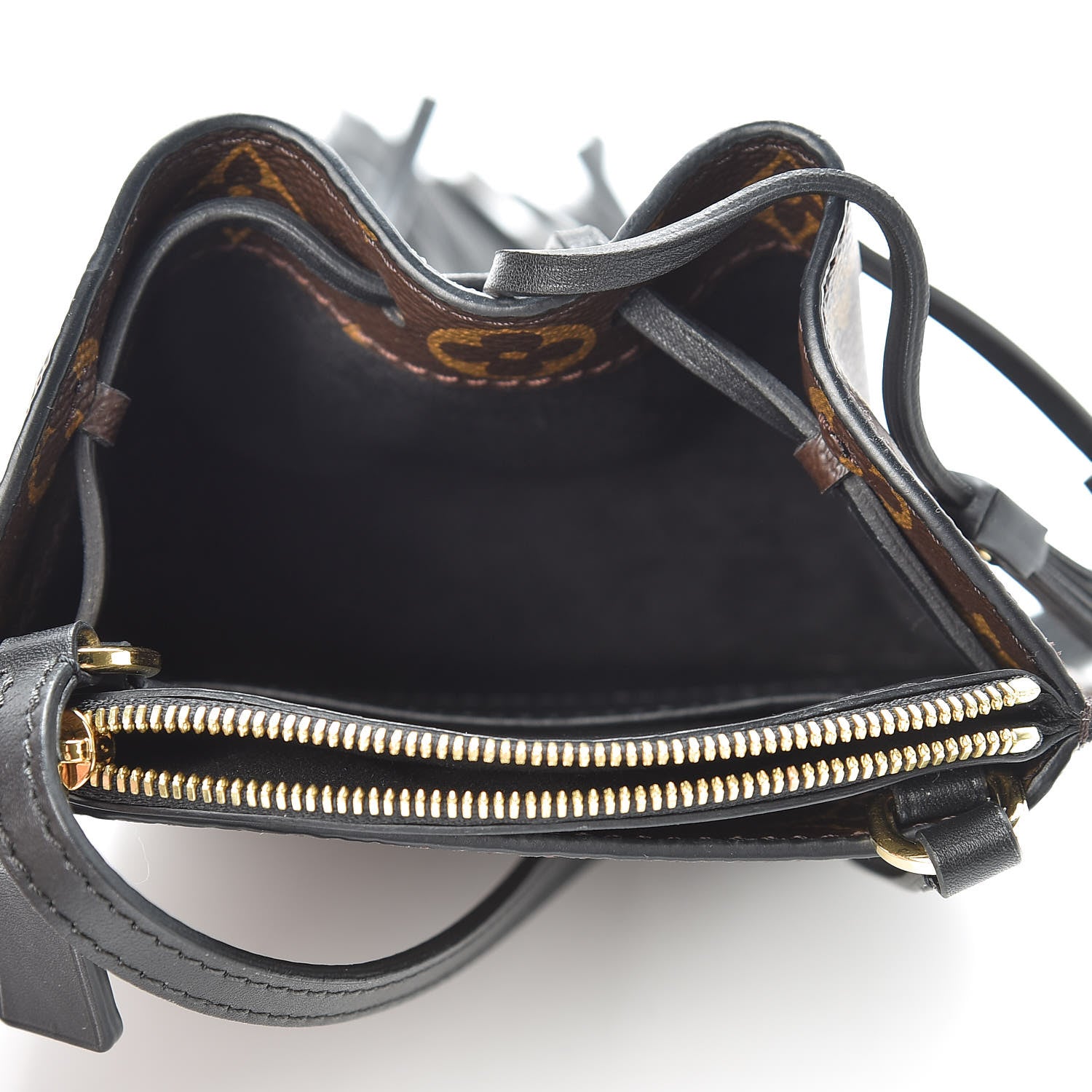 Louis Vuitton Monogram Fringed Mini Noe 5 of 9