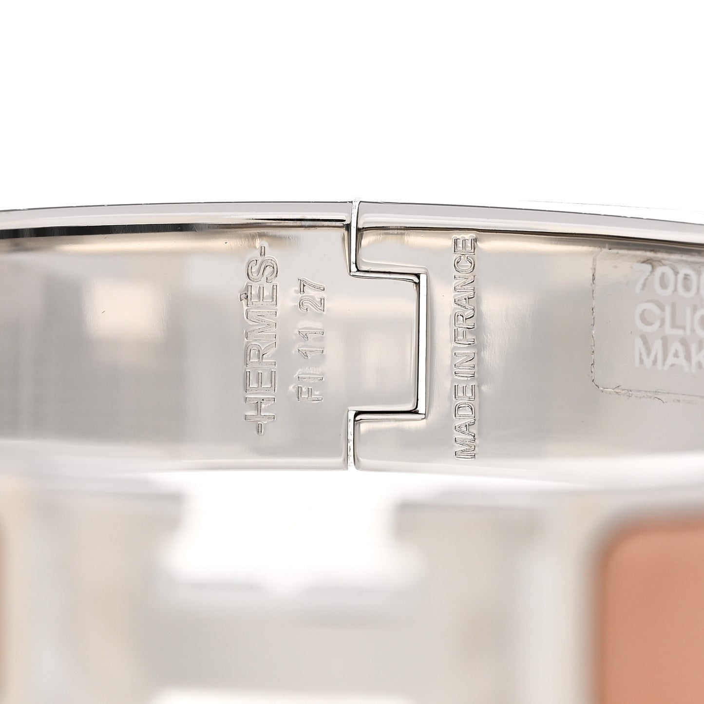 Enamel Narrow Clic Clac H Bracelet PM Makeup