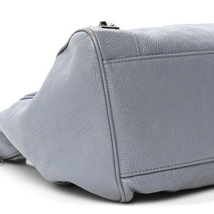 Balenciaga Chevre Silver Metallic Edge Hardware Velo Gris Acier 10 of 11