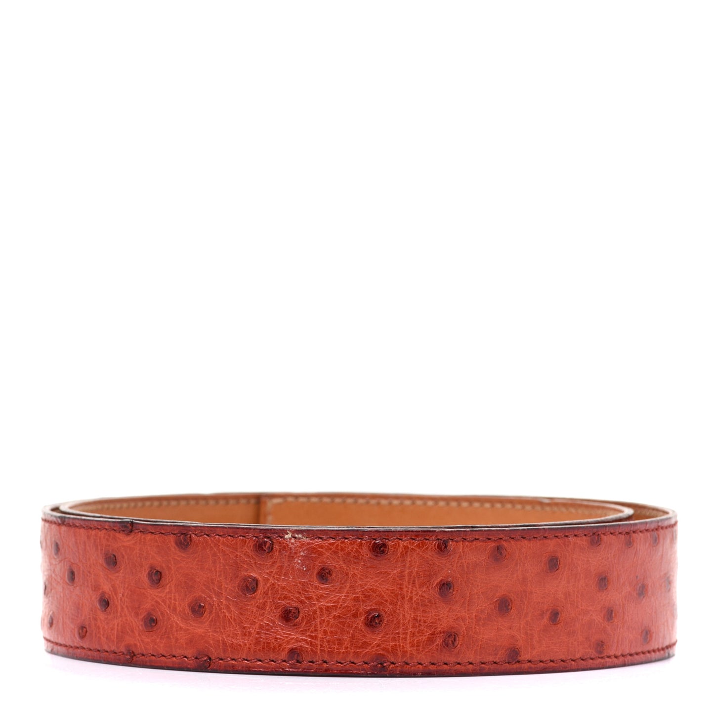 Ostrich 32mm Belt Strap 75 Brique