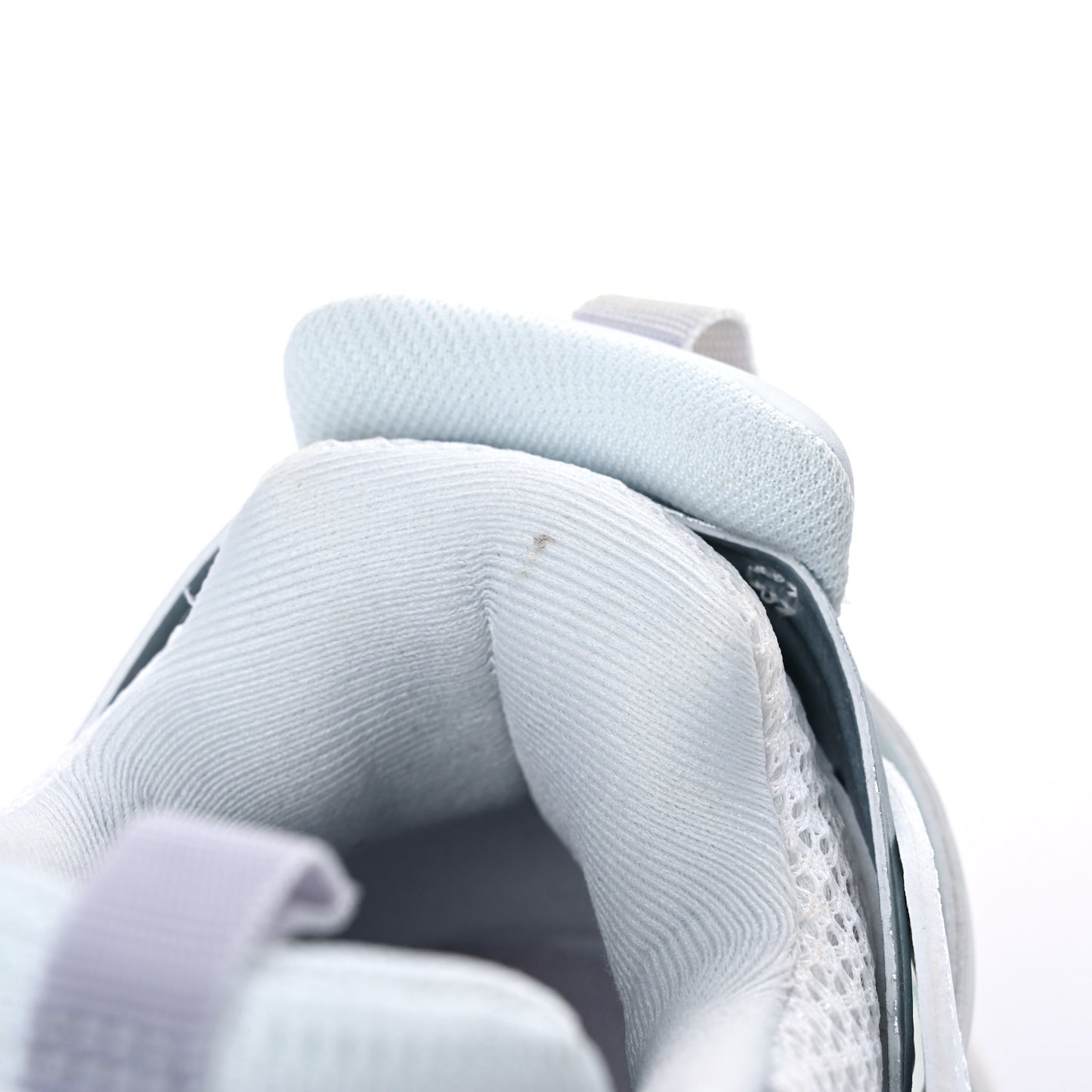Mesh Nylon Womens Track Sneakers 39 White Pastel