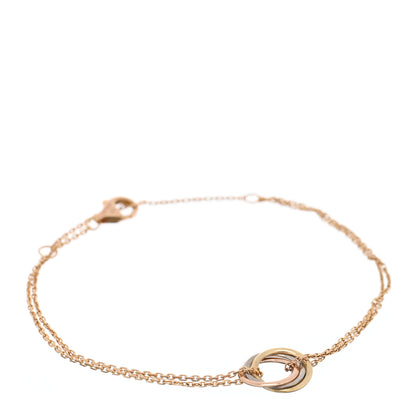 Cartier 18K Pink Yellow White Gold Trinity Bracelet 1 of 3