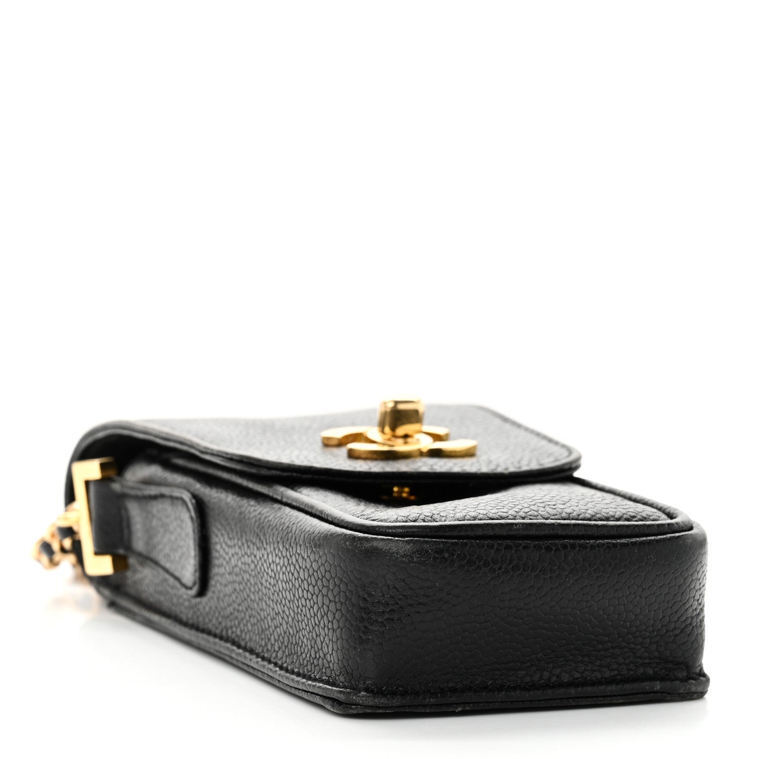 Chanel Caviar Phone Holder Crossbody Black 4 of 10