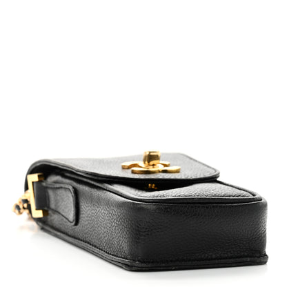 Chanel Caviar Phone Holder Crossbody Black 4 of 10
