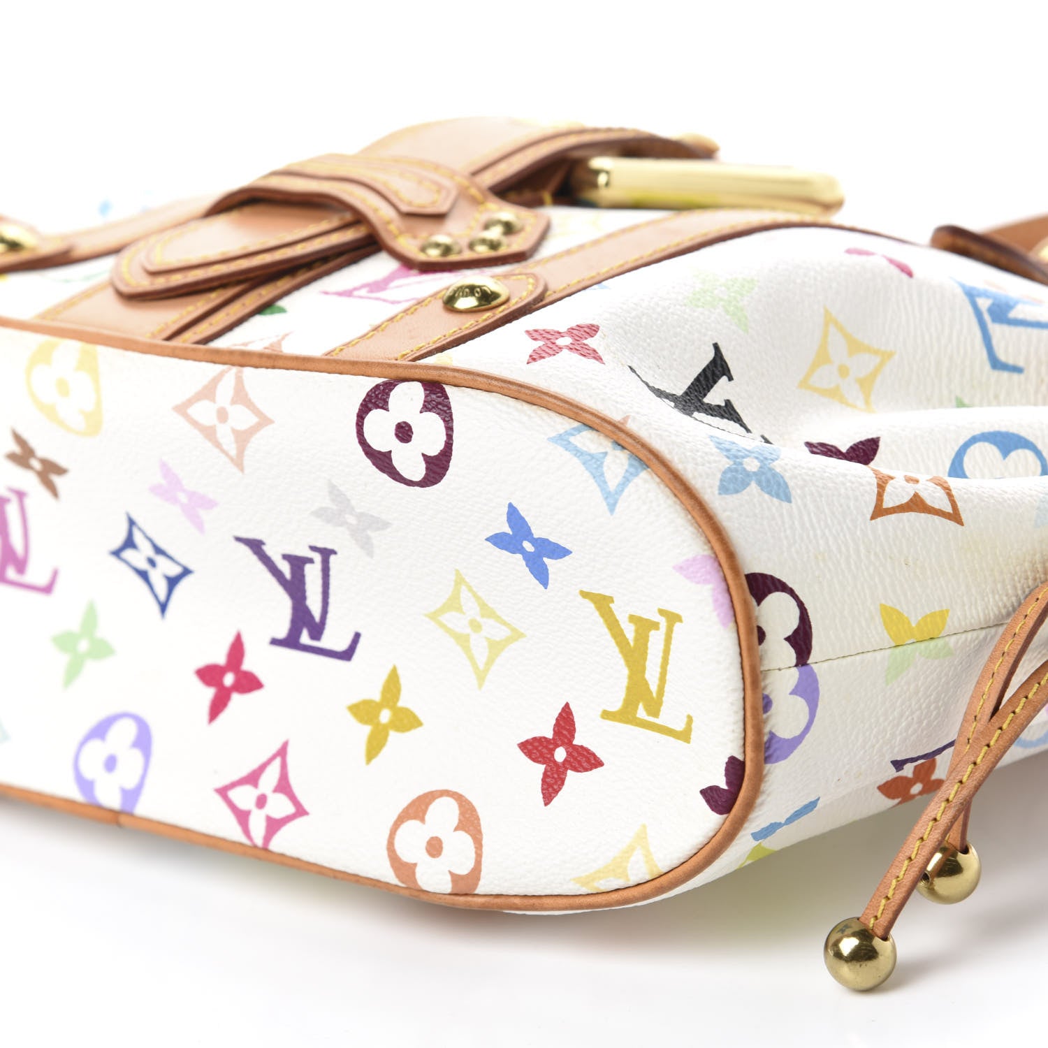 Louis Vuitton Monogram Multicolor Theda GM White 7 of 10