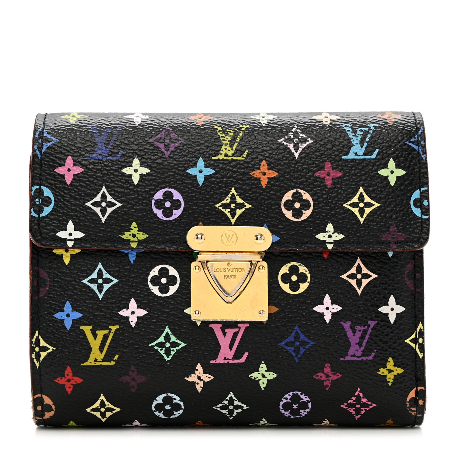 Monogram Multicolor Koala Wallet Black