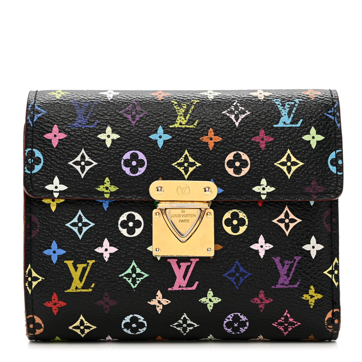 Louis Vuitton Monogram Multicolor Koala Wallet Black 1 of 10