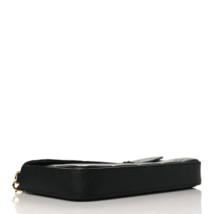 Louis Vuitton Empreinte Pochette Felicie Chain Wallet Black 4 of 11