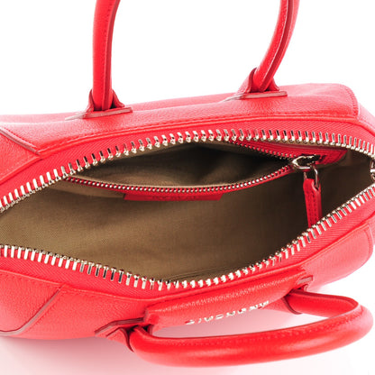 Givenchy Sugar Goatskin Mini Antigona Red 5 of 7
