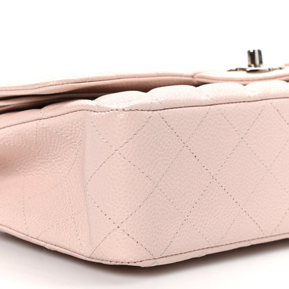 Chanel Caviar Quilted Medium Double Flap Light Pink 9 of 10