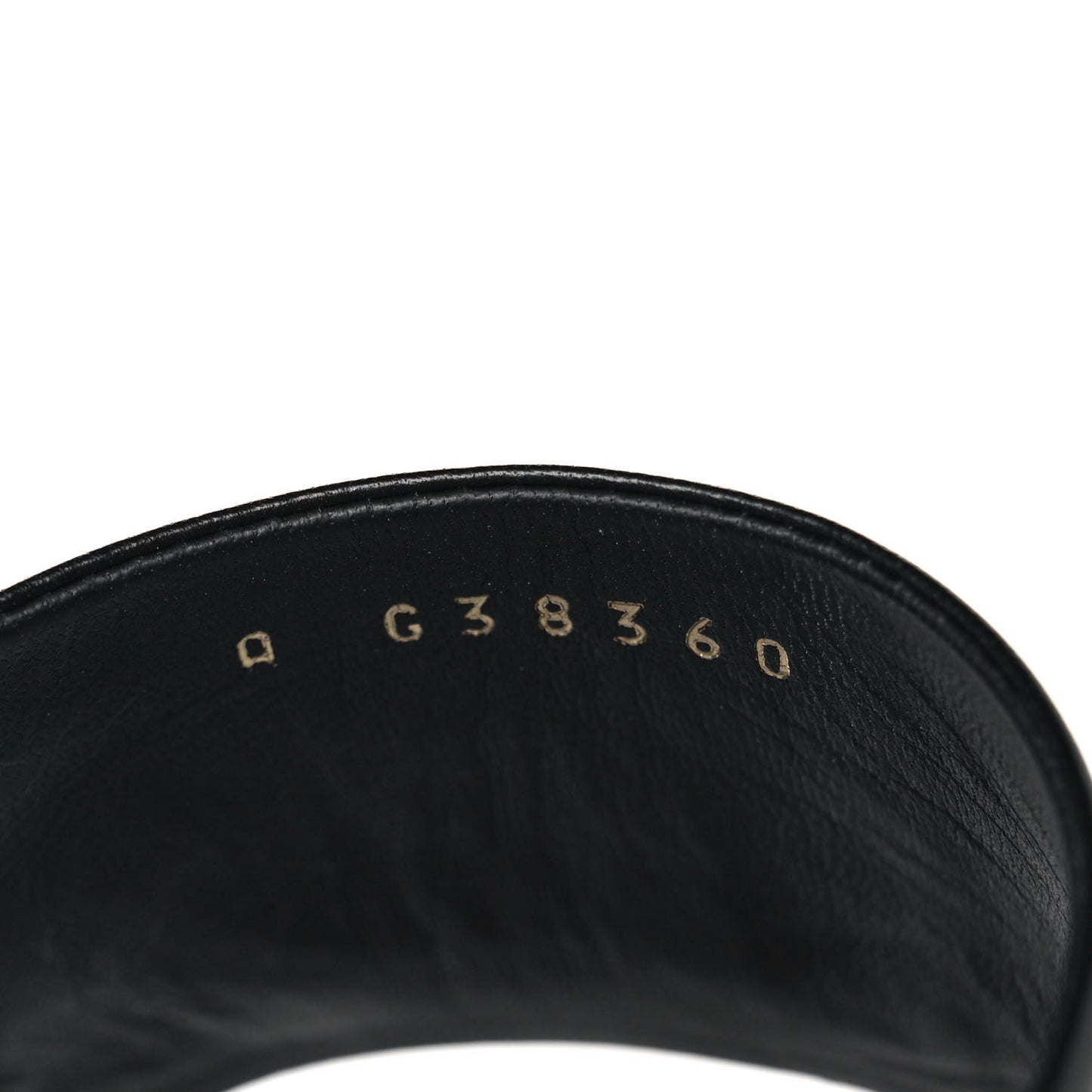 Lambskin Pearl CC Sandals 37 Black