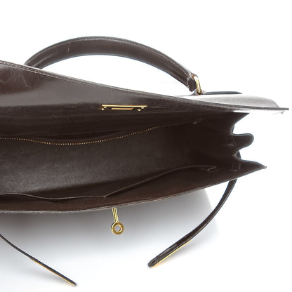 Hermes Box Kelly Sellier 32 Chocolate 7 of 30