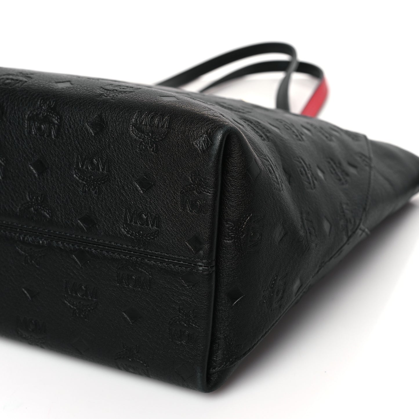Calfskin Ottomar Monogram Medium Klara Shopper Tote Black