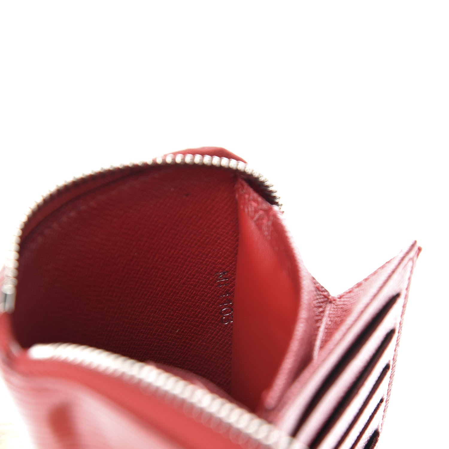 Louis Vuitton Epi Zippy Compact Wallet Carmine 9 of 9