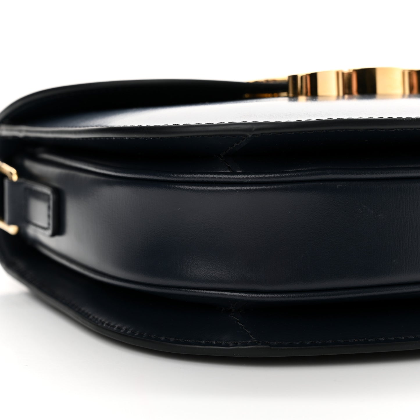 Shiny Calfskin Teen Besace Navy Blue