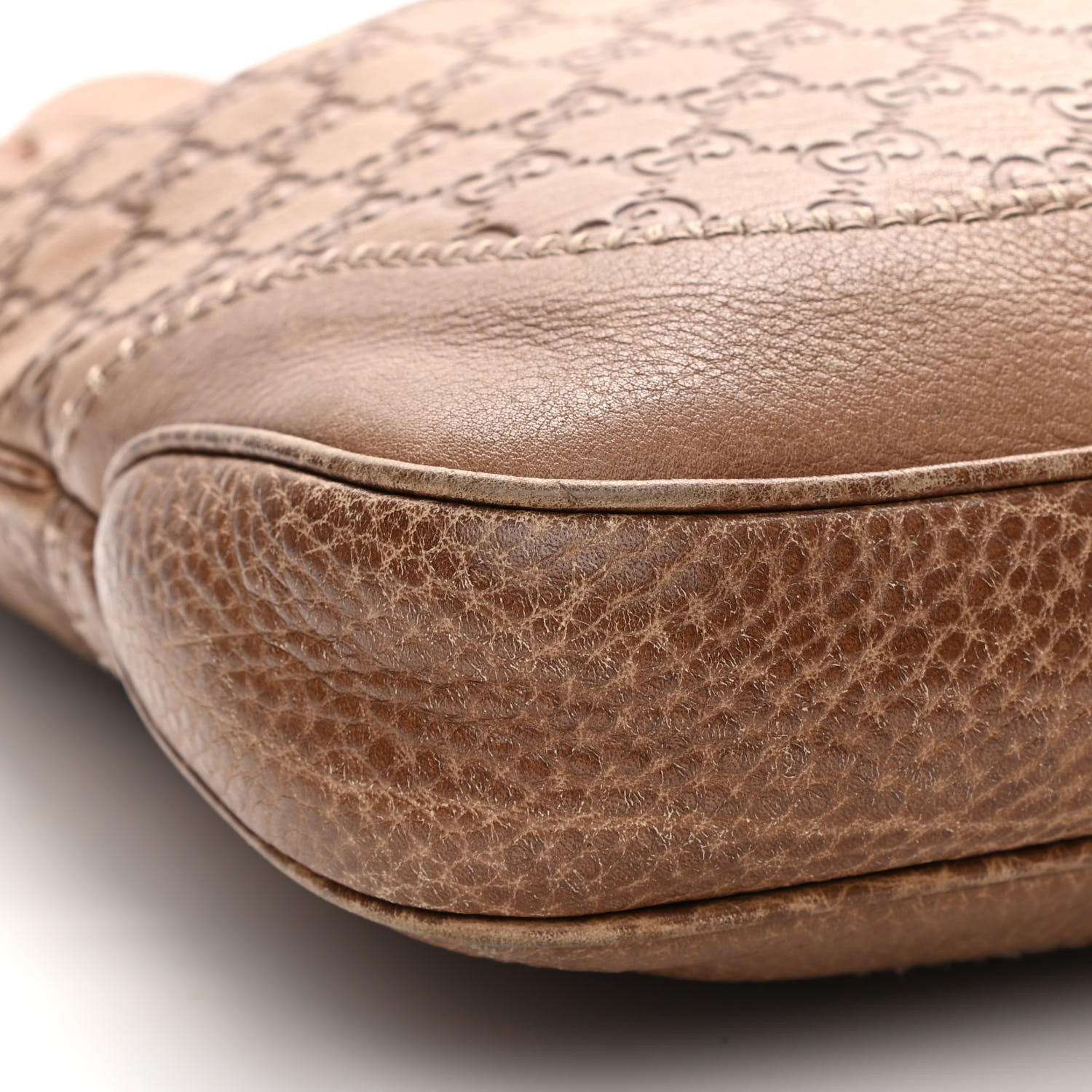 Gucci Guccissima Old Libeccio Medium New Jackie Hobo Old Naturale 9 of 11