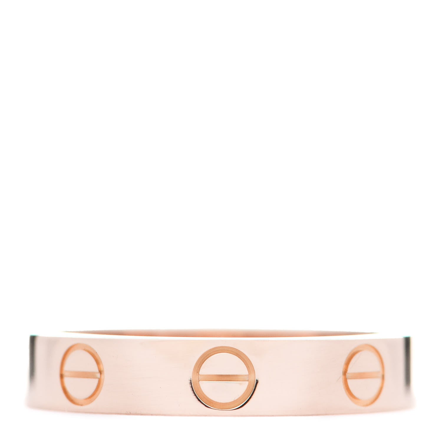 Cartier 18K Pink Gold 3.5mm LOVE Wedding Band Ring 50 5.25 1 of 4