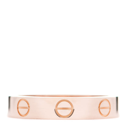 Cartier 18K Pink Gold 3.5mm LOVE Wedding Band Ring 50 5.25 1 of 4